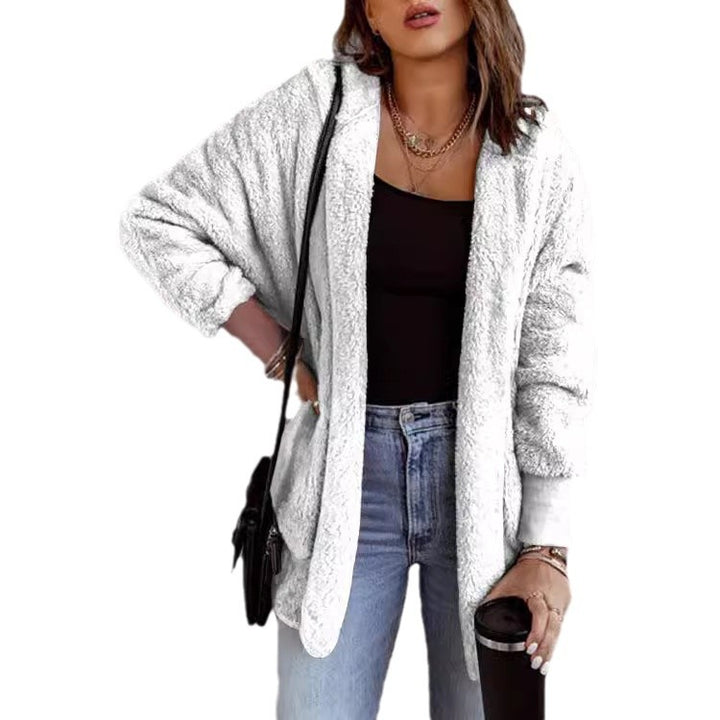 Kvinnors oversized kofta med mjukt material och avslappnad passform Mirla-Eva Jonsson