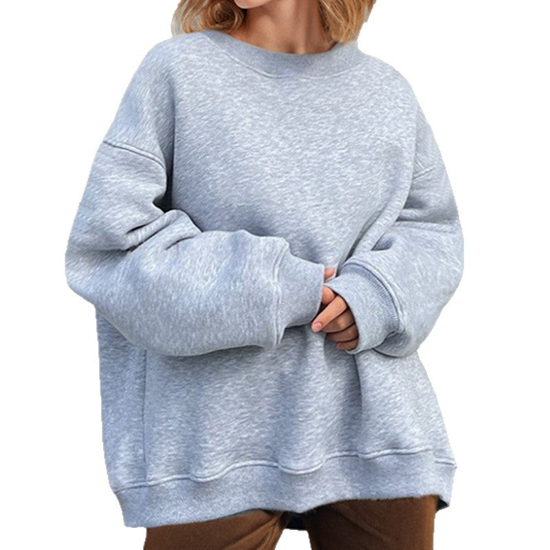 Kvinnors oversized sweatshirt med en lös passform och avslappnad design Mirla-Eva Jonsson