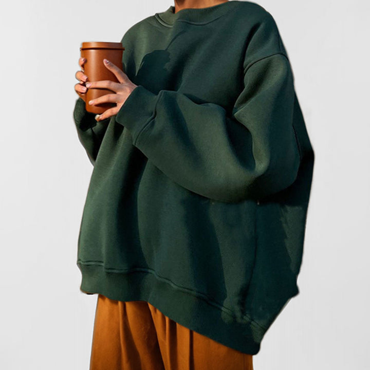 Kvinnors oversized sweatshirt med en lös passform och avslappnad design Mirla-Eva Jonsson