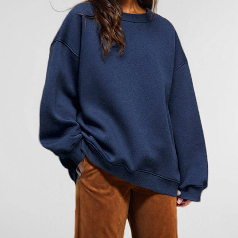 Kvinnors oversized sweatshirt med en lös passform och avslappnad design Mirla-Eva Jonsson