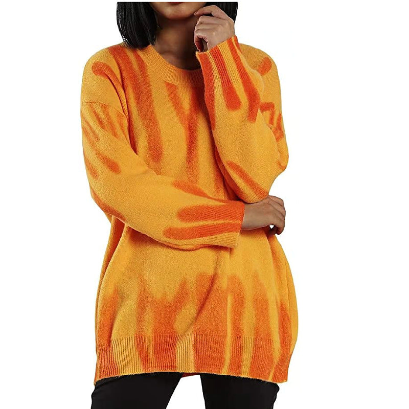 Kvinnors oversized tröja med modern gradient Mirla-Eva Jonsson