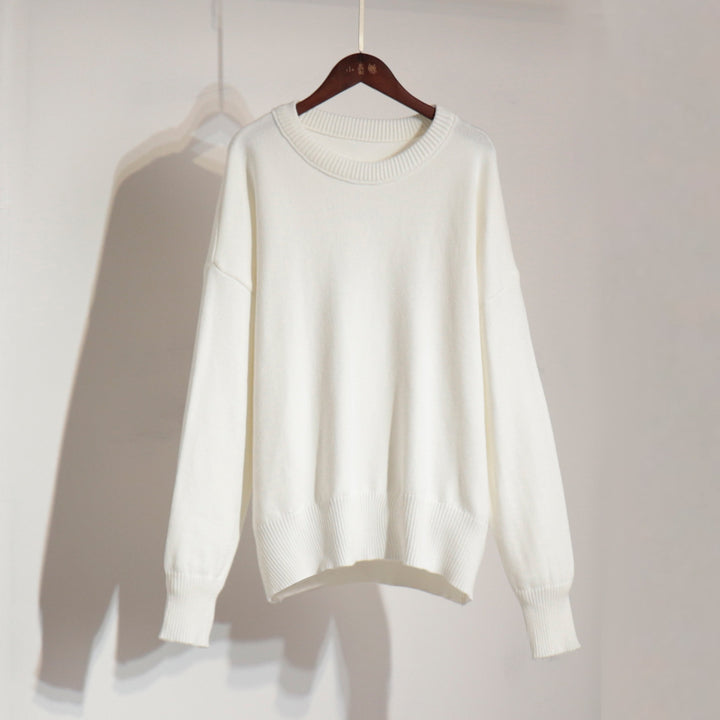 Kvinnors oversized tröja med texturerat stickat mönster Mirla-Eva Jonsson