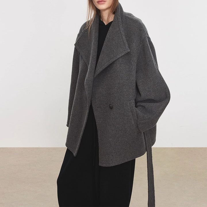 Kvinnors oversized ulljacka Mirla-Eva Jonsson