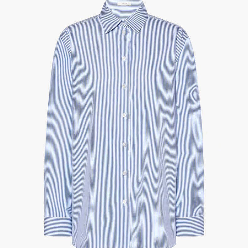 Kvinnors randig blus i modern oversize passform Mirla-Eva Jonsson