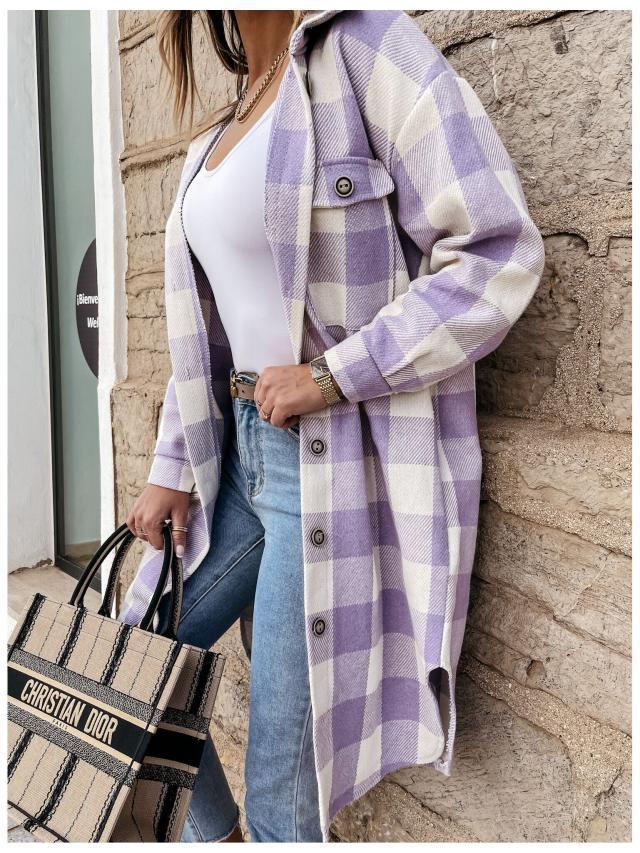 Kvinnors rutiga skjortjacka Mirla-Eva Jonsson