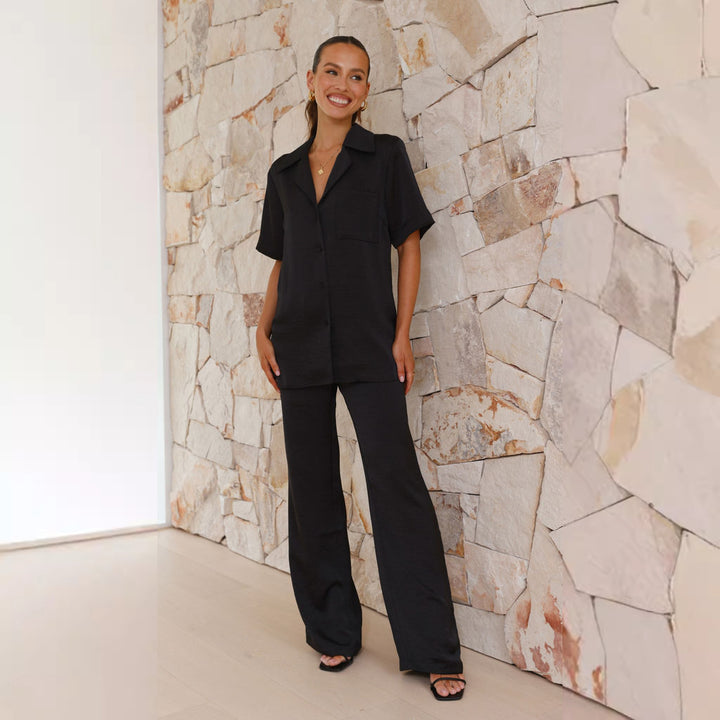 Kvinnors satin pyjamas set Mirla-Eva Jonsson