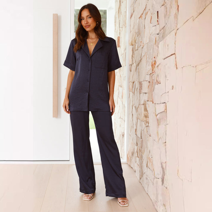 Kvinnors satin pyjamas set Mirla-Eva Jonsson