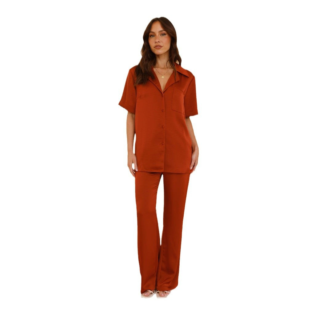 Kvinnors satin pyjamas set Mirla-Eva Jonsson