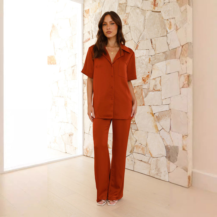 Kvinnors satin pyjamas set Mirla-Eva Jonsson