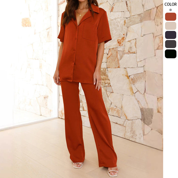 Kvinnors satin pyjamas set Mirla-Eva Jonsson