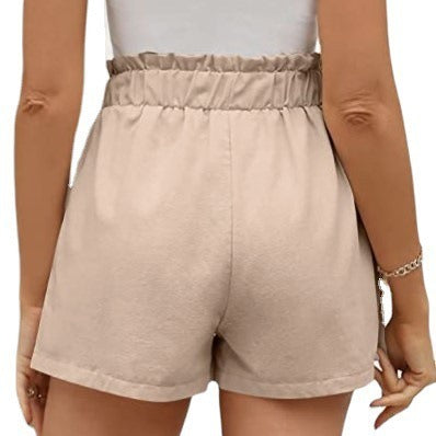 Kvinnors shorts med elastisk midja och sidofickor Mirla-Eva Jonsson