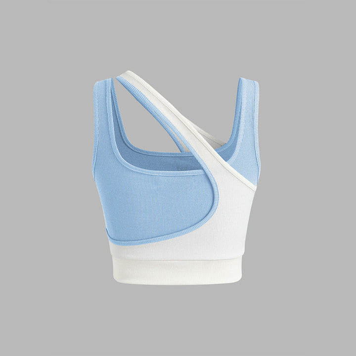 Kvinnors sport-bustier med asymmetrisk design och justerbara remmar Mirla-Eva Jonsson