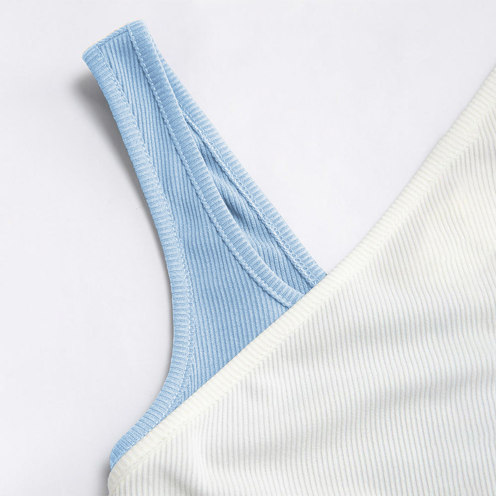 Kvinnors sport-bustier med asymmetrisk design och justerbara remmar Mirla-Eva Jonsson