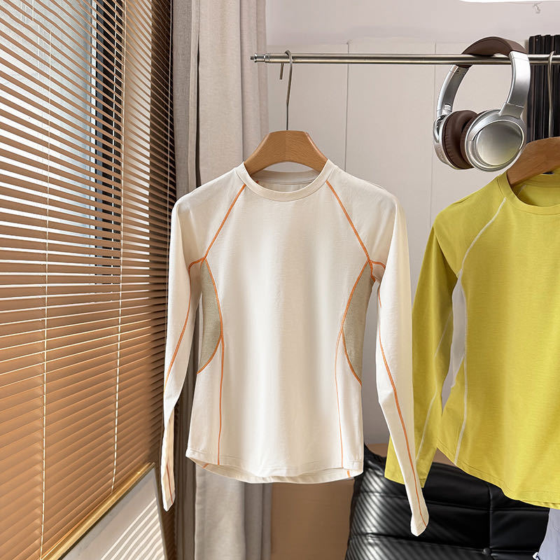 Kvinnors sportig långärmad tröja med innovativt ventilationssystem Mirla-Eva Jonsson