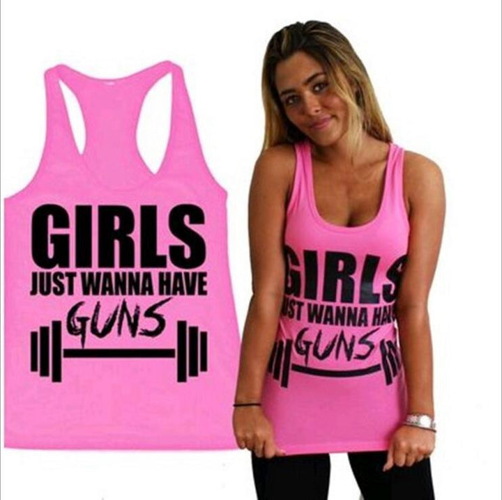 Kvinnors sportig tanktop med motiverande tryck Mirla-Eva Jonsson
