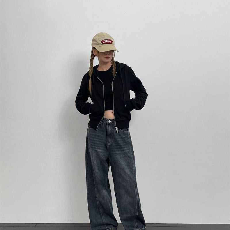 Kvinnors sportig zip sweatshirtjacka Mirla-Eva Jonsson