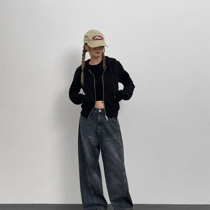Kvinnors sportig zip sweatshirtjacka Mirla-Eva Jonsson