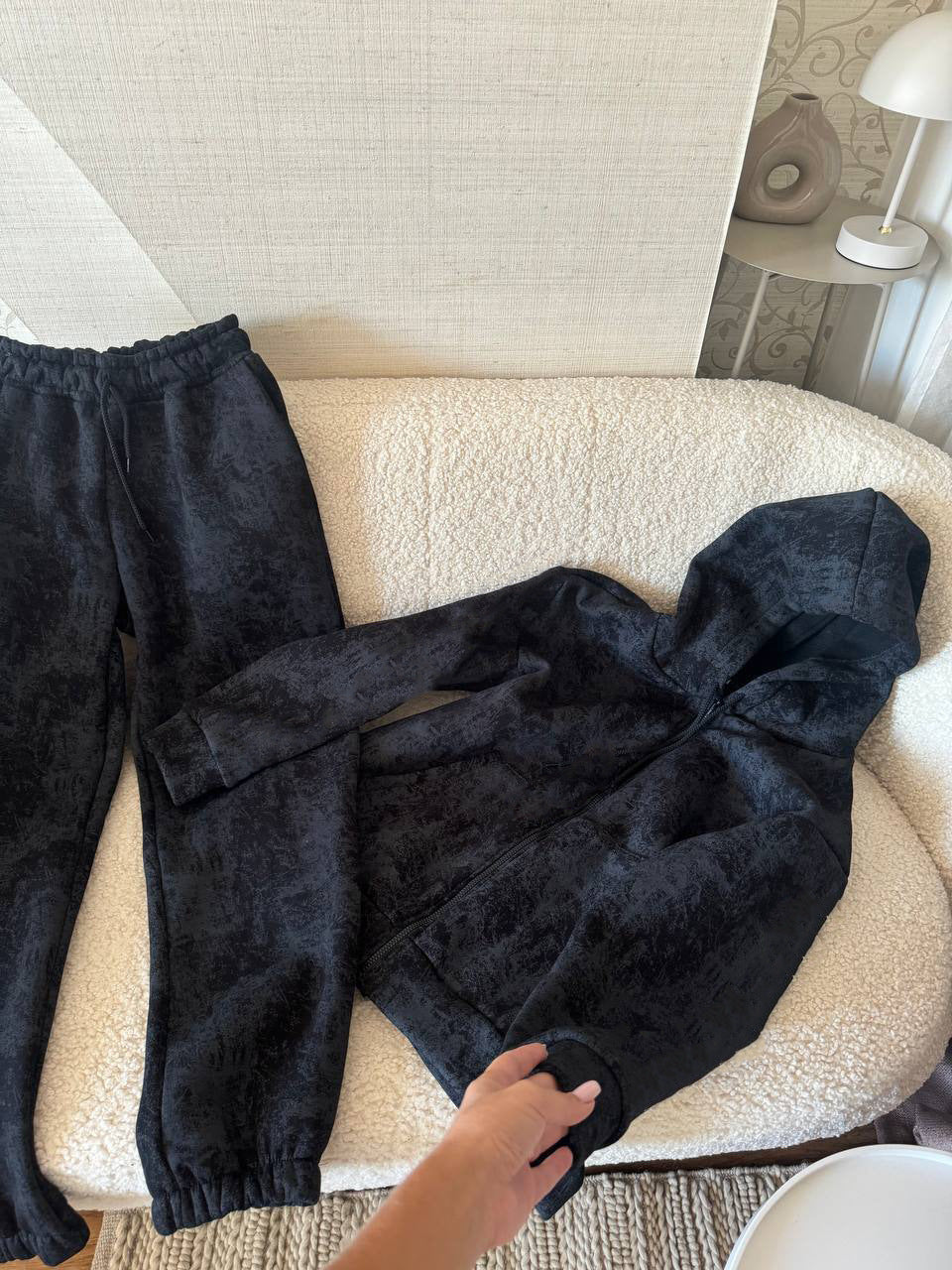 Kvinnors sportiga fleece träningsdräkt Mirla-Eva Jonsson