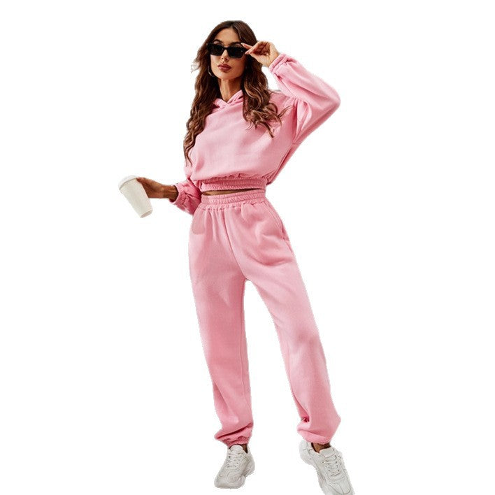 Kvinnors sportiga fritidsdräkt med oversized hoodie och elastiska joggers Mirla-Eva Jonsson