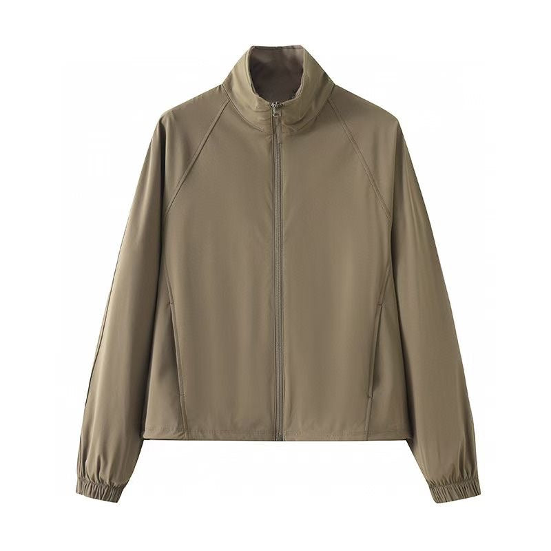 Kvinnors sportiga funktionella jacka med hög stängd krage Mirla-Eva Jonsson
