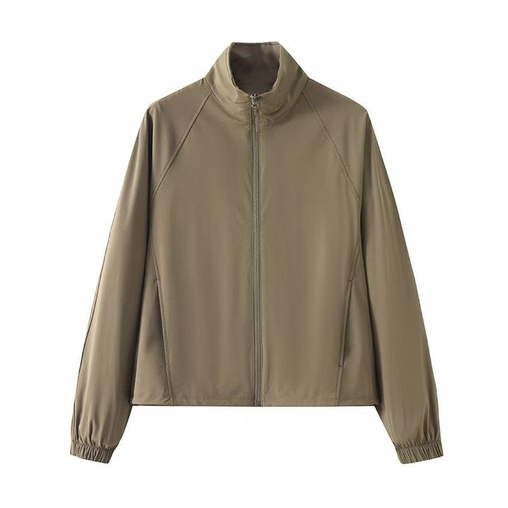 Kvinnors sportiga funktionella jacka med hög stängd krage Mirla-Eva Jonsson