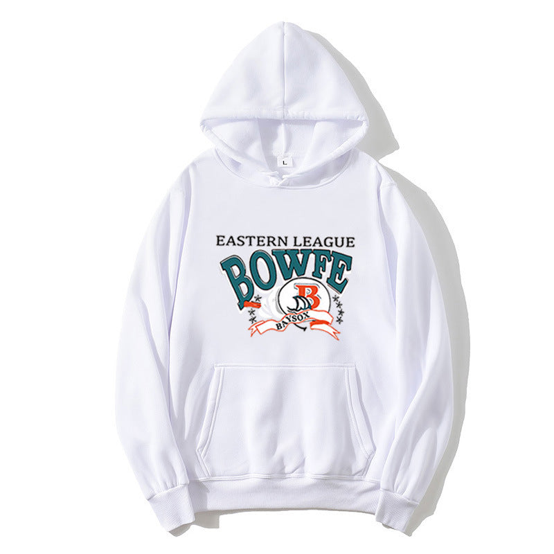 Kvinnors sportiga hoodie med trendig grafisk tryck Mirla-Eva Jonsson