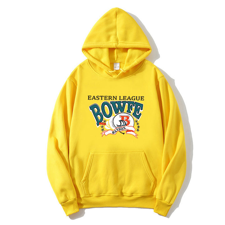 Kvinnors sportiga hoodie med trendig grafisk tryck Mirla-Eva Jonsson