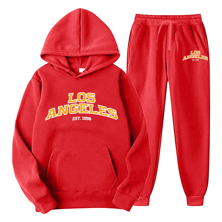 Kvinnors sportiga hoodie och joggingbyxor set Mirla-Eva Jonsson