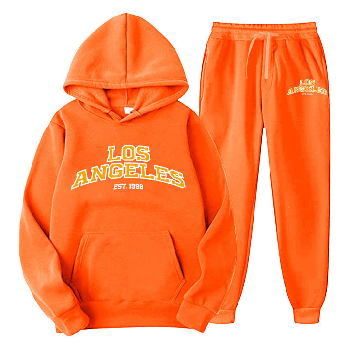 Kvinnors sportiga hoodie och joggingbyxor set Mirla-Eva Jonsson