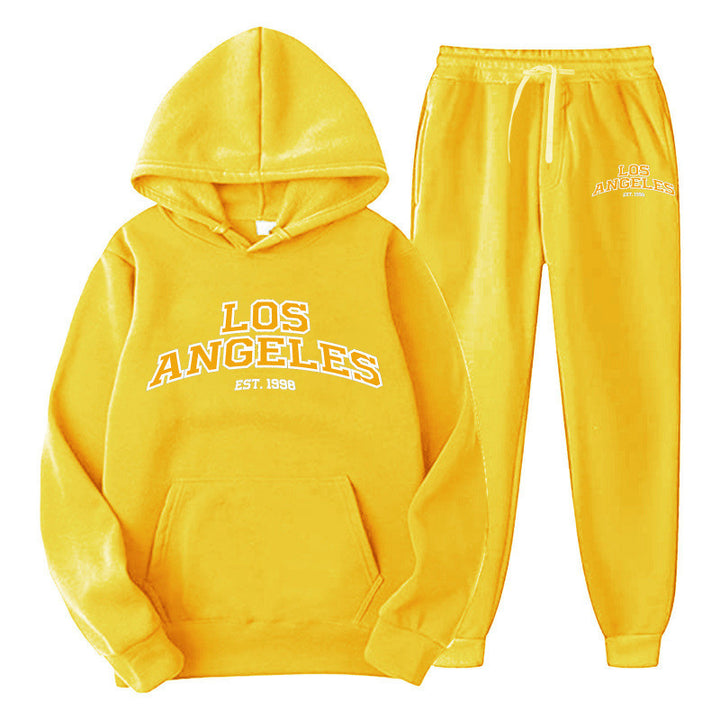Kvinnors sportiga hoodie och joggingbyxor set Mirla-Eva Jonsson