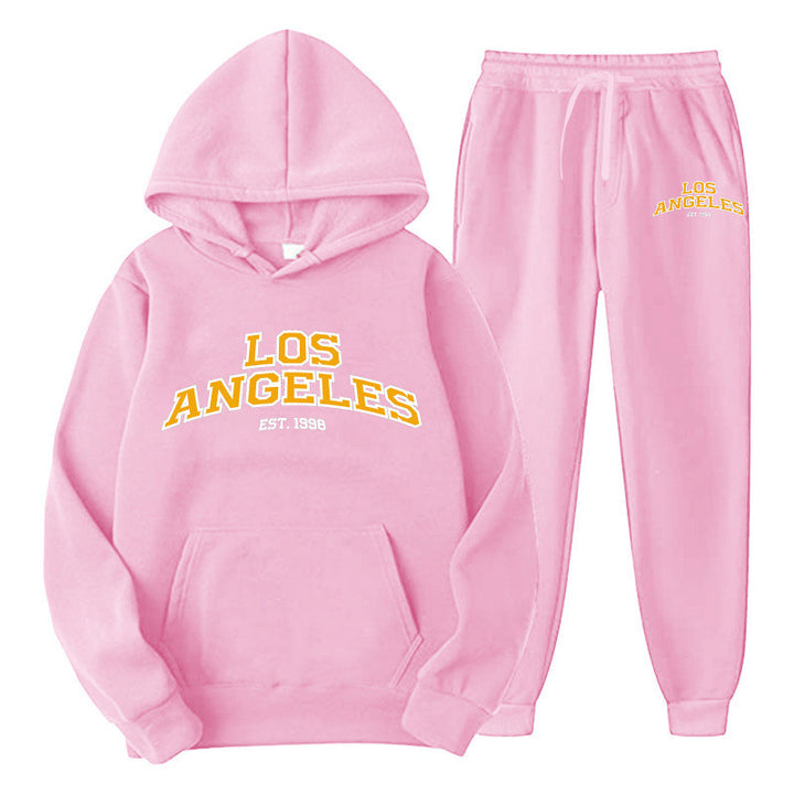 Kvinnors sportiga hoodie och joggingbyxor set Mirla-Eva Jonsson
