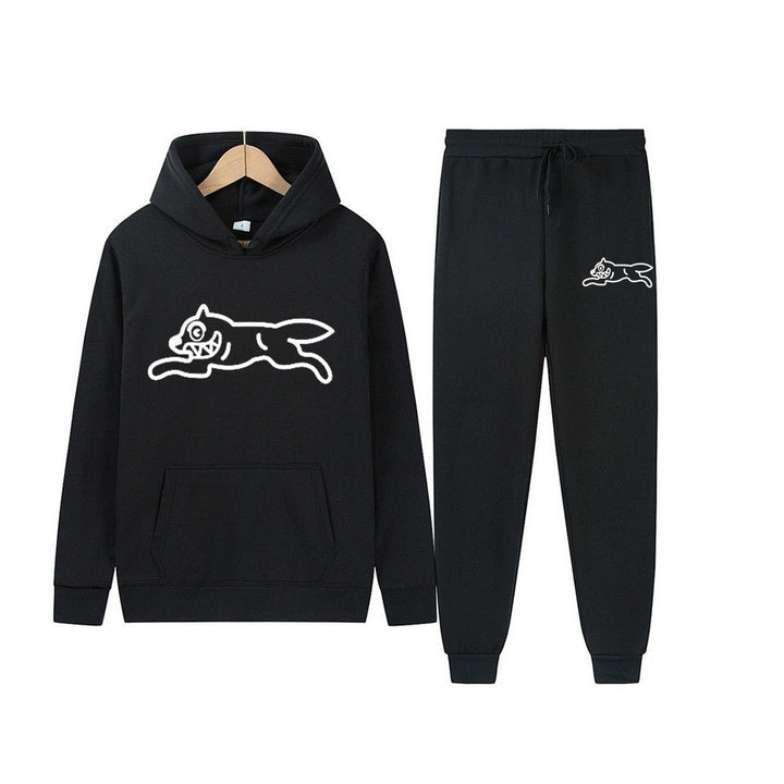 Kvinnors sportiga hoodie-set med coolt djurmotiv Mirla-Eva Jonsson