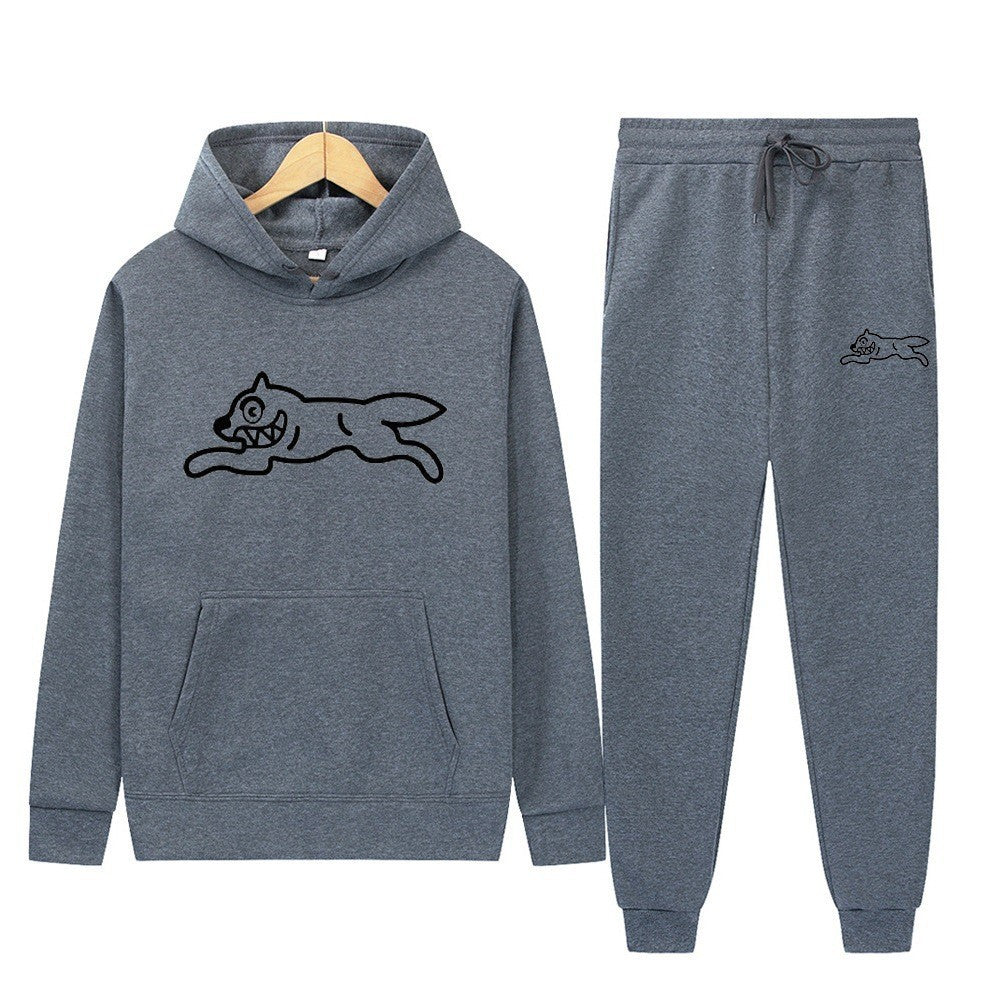 Kvinnors sportiga hoodie-set med coolt djurmotiv Mirla-Eva Jonsson