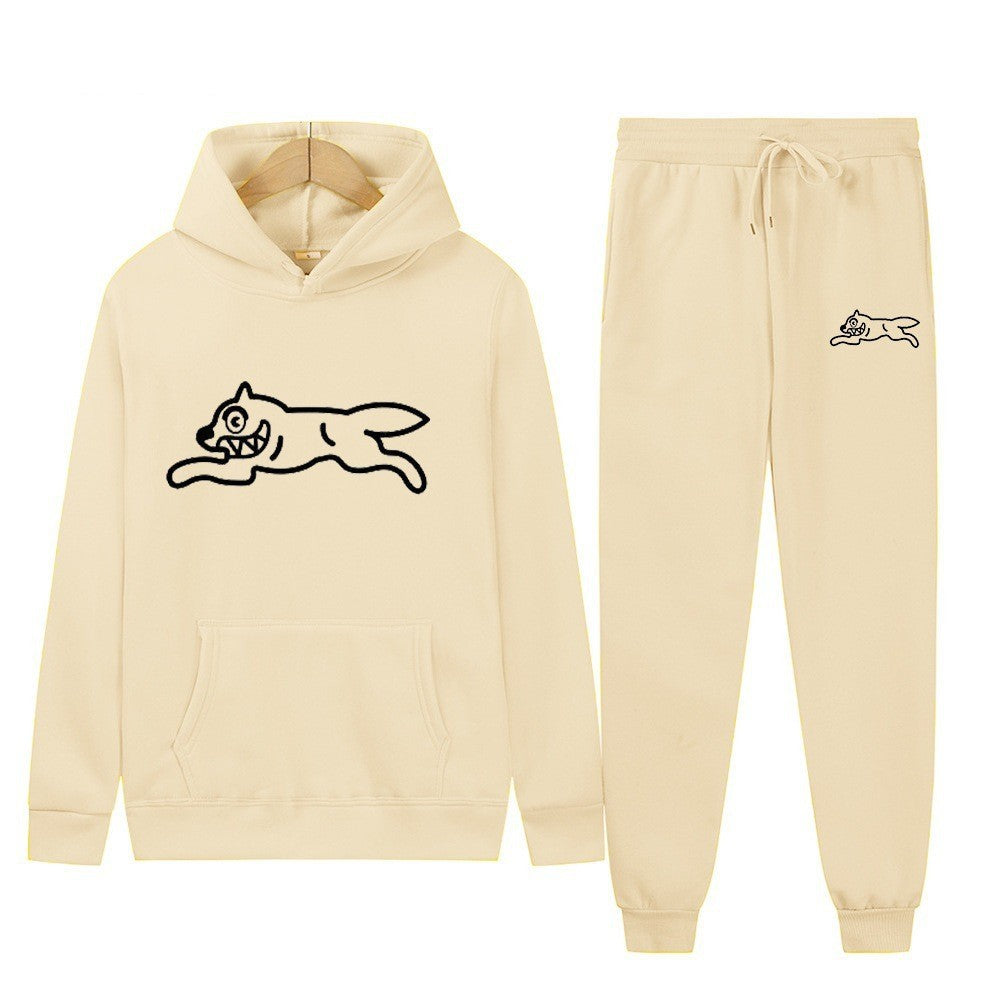 Kvinnors sportiga hoodie-set med coolt djurmotiv Mirla-Eva Jonsson
