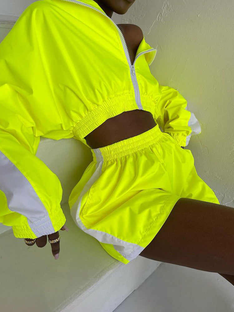Kvinnors sportiga jumpsuit med hög krage och elastisk midja Mirla-Eva Jonsson