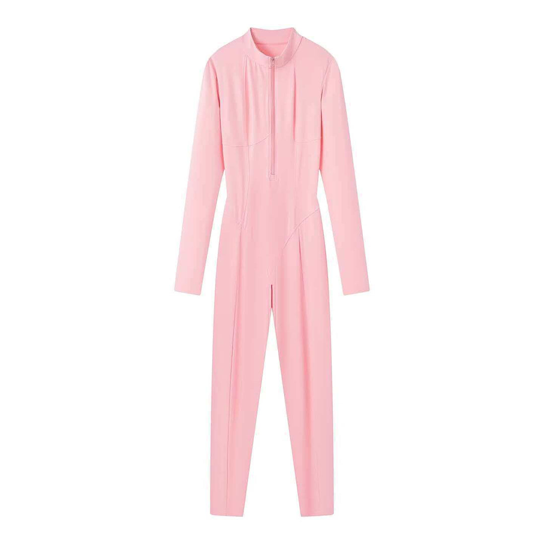Kvinnors sportiga jumpsuit med ståkrage Mirla-Eva Jonsson