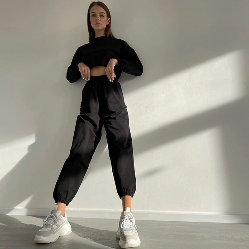 Kvinnors sportiga lounge-set med lös passform och elastisk midja Mirla-Eva Jonsson
