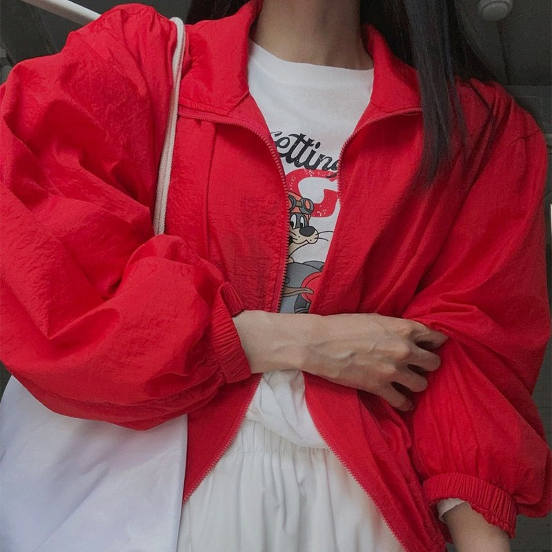 Kvinnors sportiga oversized jacka Mirla-Eva Jonsson