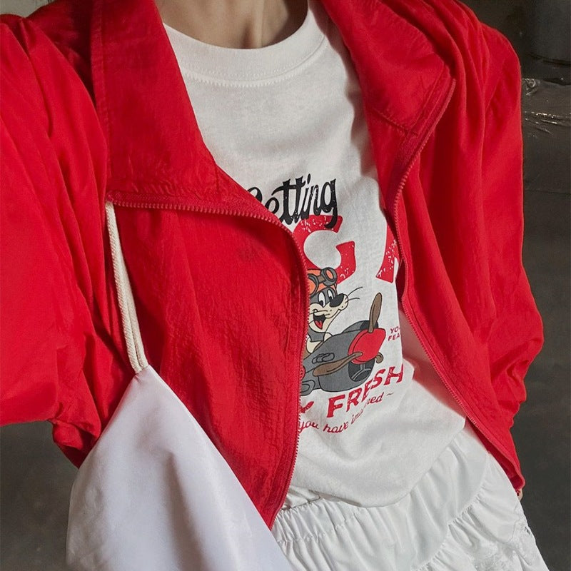 Kvinnors sportiga oversized jacka Mirla-Eva Jonsson