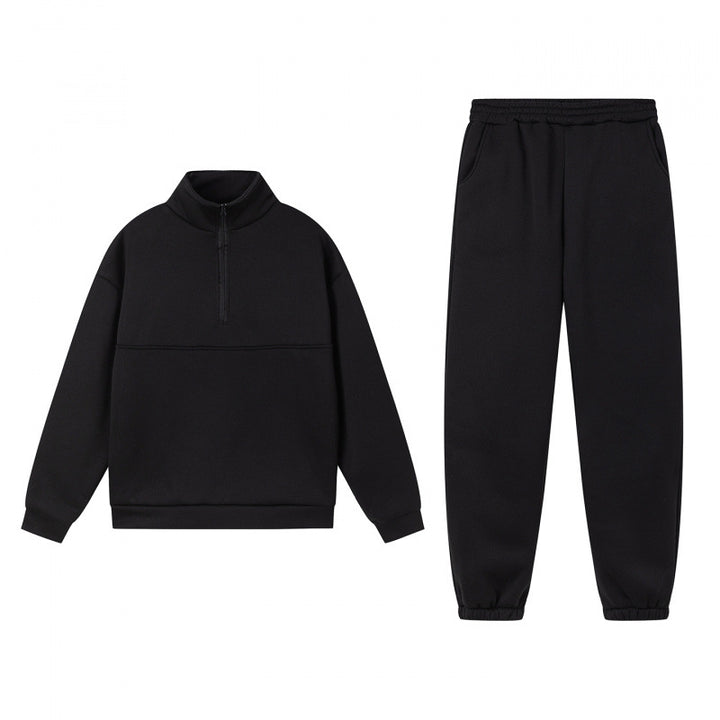Kvinnors sportiga sweatshirt-set med hög krage och elastiska manschetter Mirla-Eva Jonsson