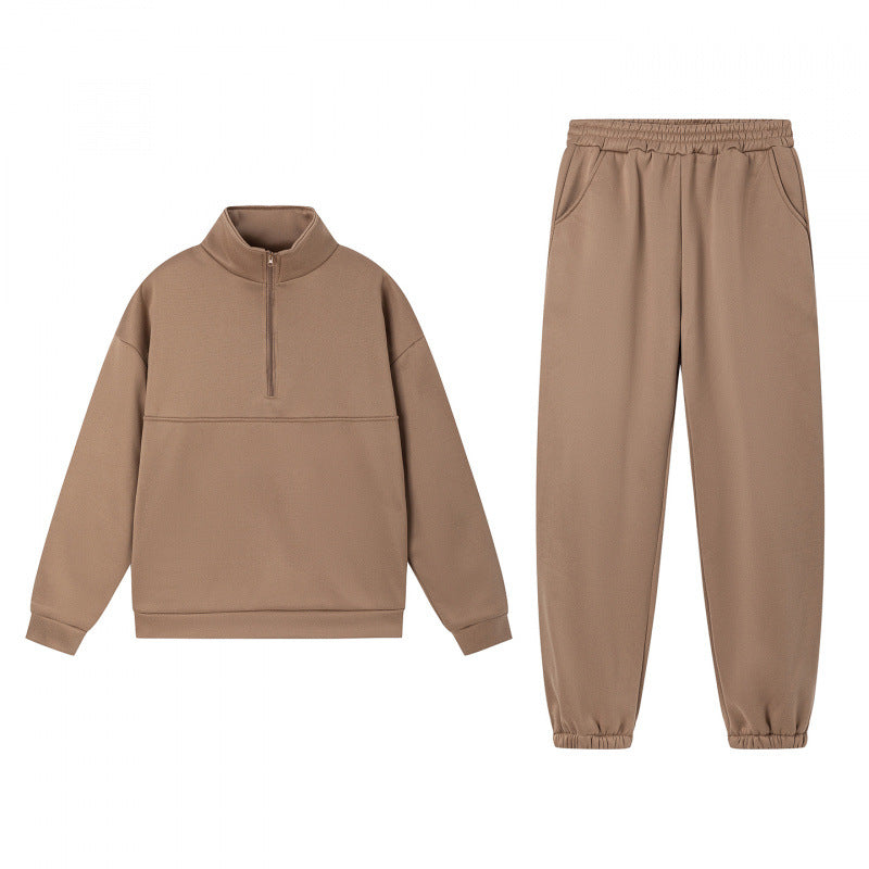 Kvinnors sportiga sweatshirt-set med hög krage och elastiska manschetter Mirla-Eva Jonsson