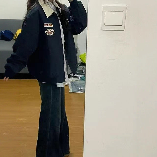 Kvinnors sportiga vinterjacka med patchdesign Mirla-Eva Jonsson