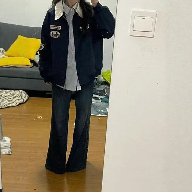 Kvinnors sportiga vinterjacka med patchdesign Mirla-Eva Jonsson