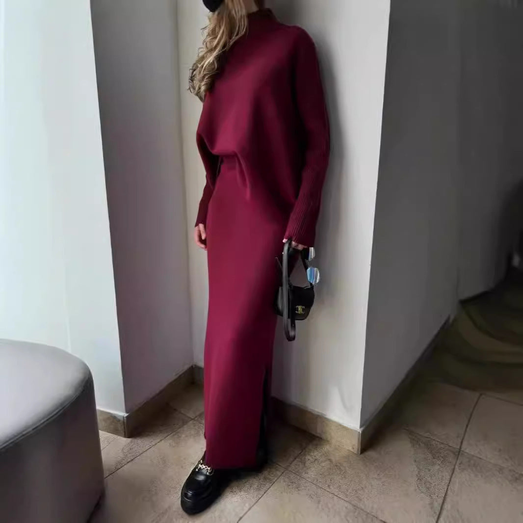 Kvinnors stickade klänning i en avslappnad oversized passform Mirla-Eva Jonsson