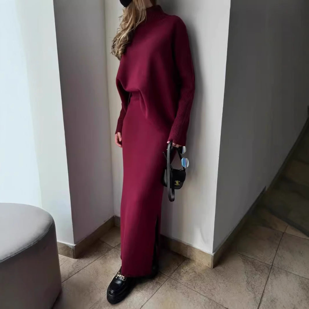 Kvinnors stickade klänning i en avslappnad oversized passform Mirla-Eva Jonsson
