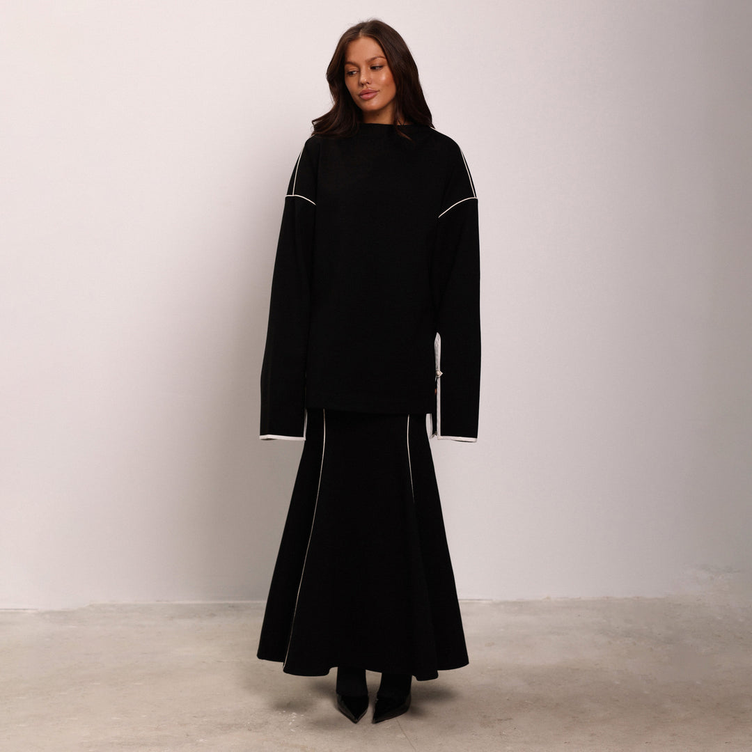 Kvinnors stiliga oversized två-i-ett klädesset Mirla-Eva Jonsson