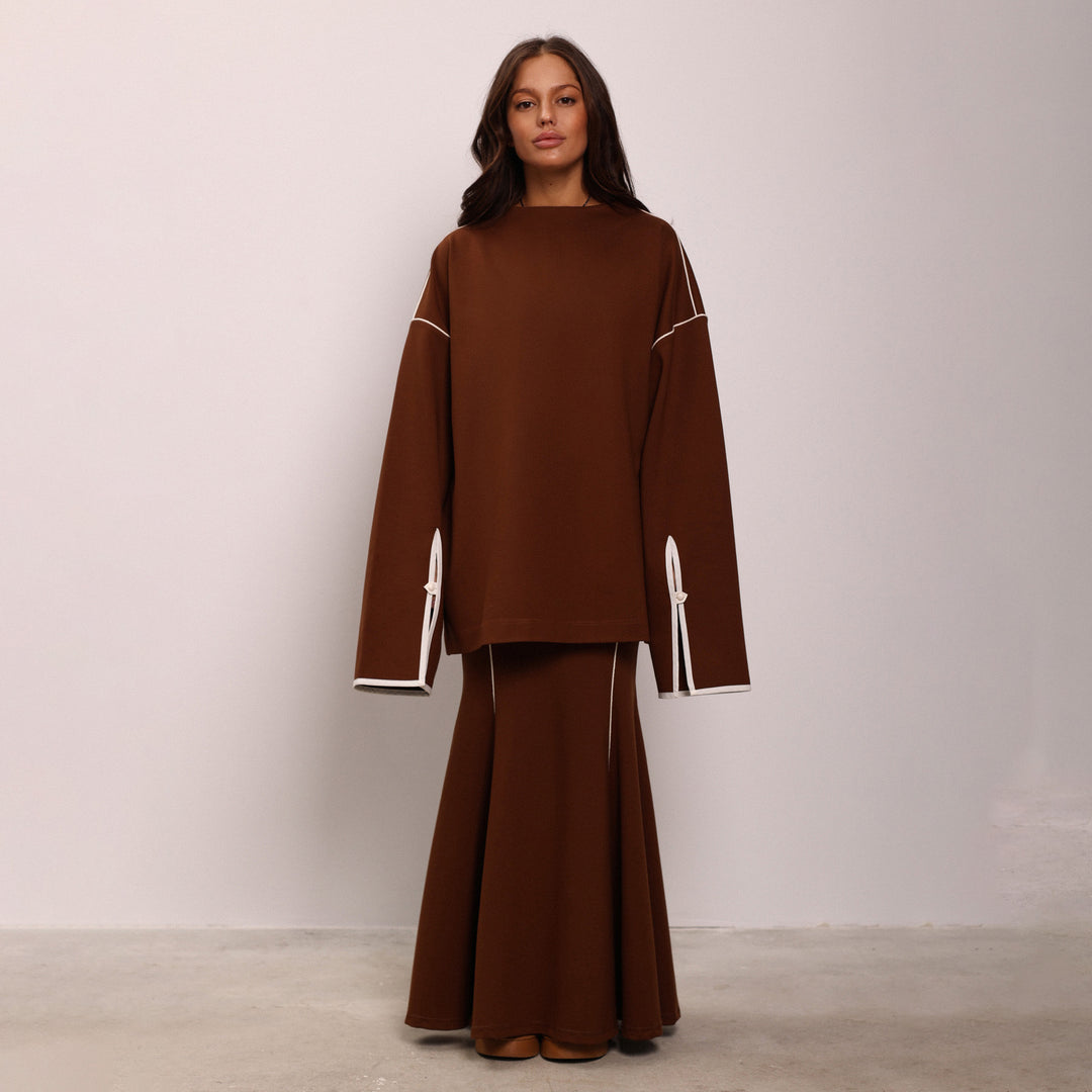 Kvinnors stiliga oversized två-i-ett klädesset Mirla-Eva Jonsson