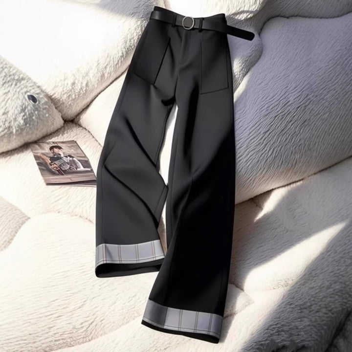 Kvinnors stiliga palazzo byxor med eleganta smalnande midja Mirla-Eva Jonsson