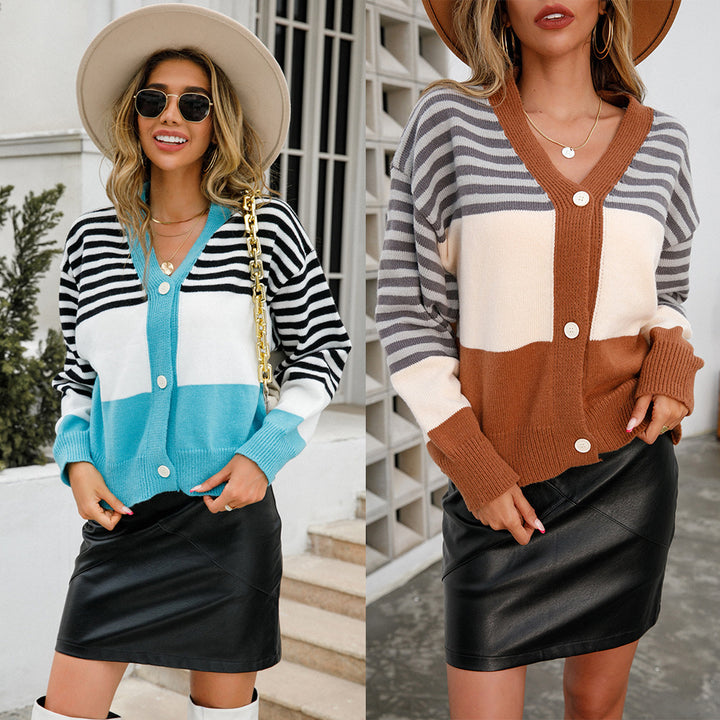 Kvinnors stiliga stickad cardigan Mirla-Eva Jonsson