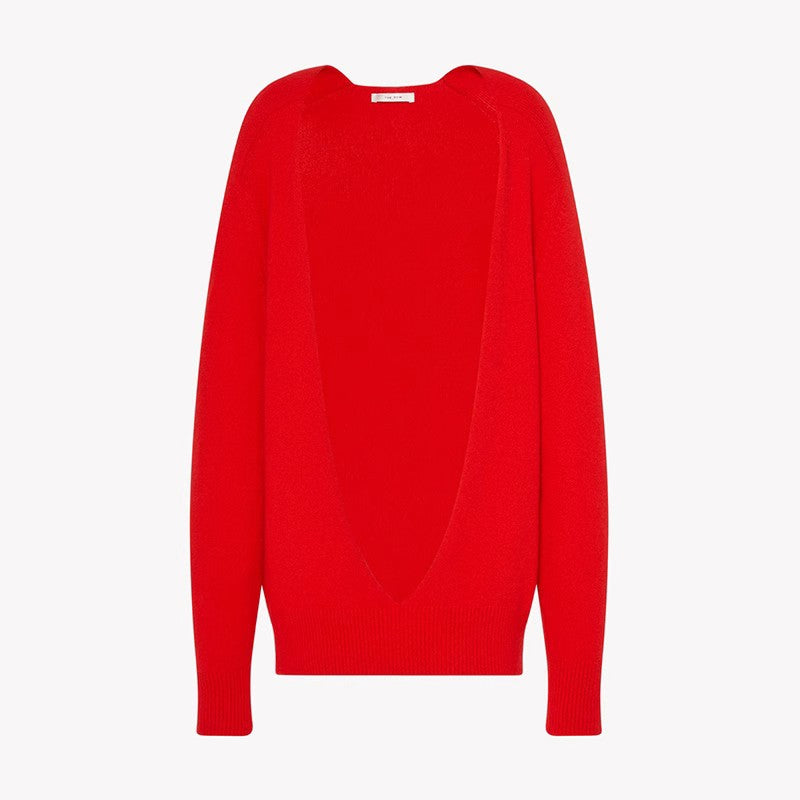 Kvinnors stiliga stickade cardigan med djup V-ringning Mirla-Eva Jonsson